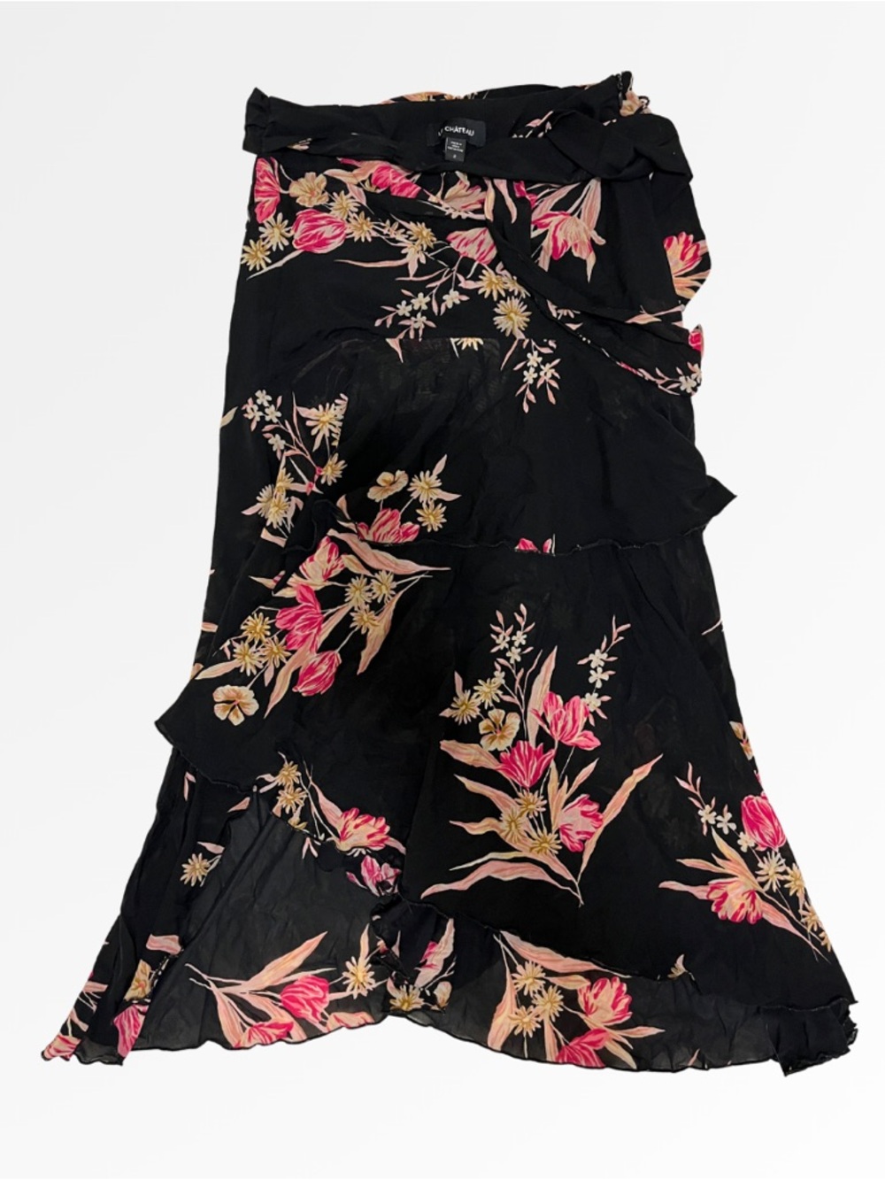 Vintage Le Chateau Floral Skirt